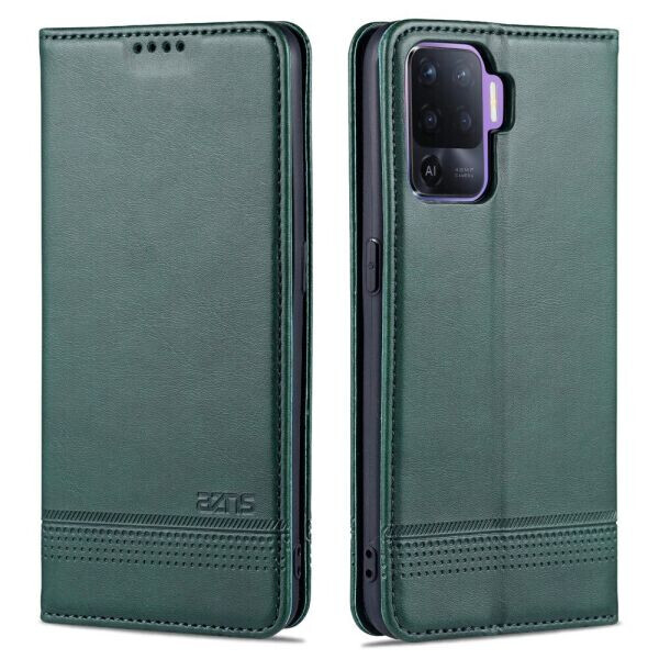 

Чехол-книжка AZNS Classic Series для OPPO Reno 5 Lite - Green