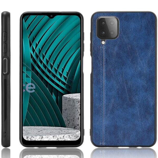 

Защитный чехол UniCase Leather Series для Samsung Galaxy A12 (A125) / Galaxy M12 (M127) - Blue