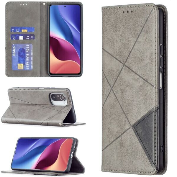 

Чехол UniCase Geometric Pattern для Xiaomi Poco F3 / Redmi K40 / Redmi K40 Pro / Mi 11i - Grey