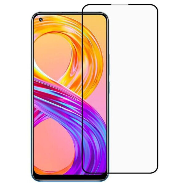 

Защитное стекло Deexe Full Glue Coverage для Realme 8 / 8 Pro - Black