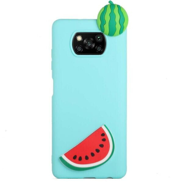 

Силиконовый (TPU) чехол UniCase 3D Cartoon Pattern для Xiaomi Poco X3 / Poco X3 Pro - Watermelon