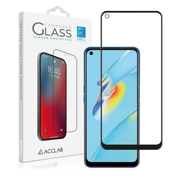 

Защитное стекло ACCLAB Full Glue для OPPO A54 - Black