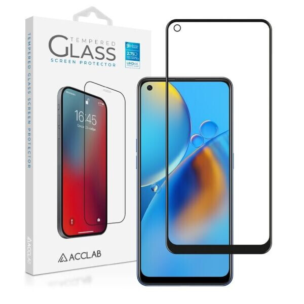 

Защитное стекло ACCLAB Full Glue для OPPO A74 - Black