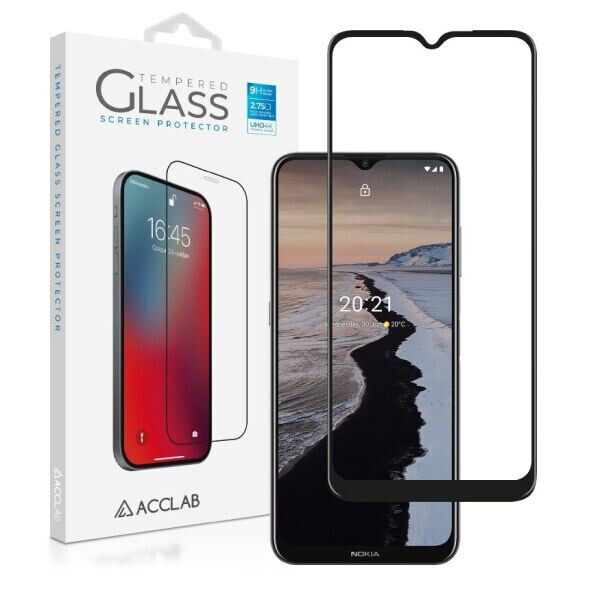 

Защитное стекло ACCLAB Full Glue для Nokia G10 / G20 - Black