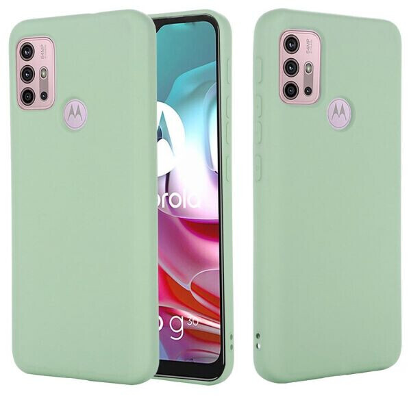 

Защитный чехол Deexe Silicone Case для Motorola Moto G10 / Moto G20 / Moto G30 - Green