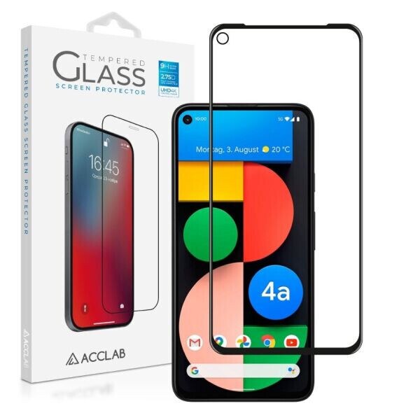 

Защитное стекло ACCLAB Full Glue для Google Pixel 4a 5G - Black
