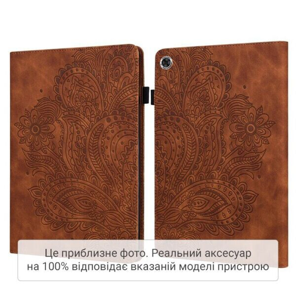 

Защитный чехол UniCase Flower для Lenovo Tab M10 X605 - Brown