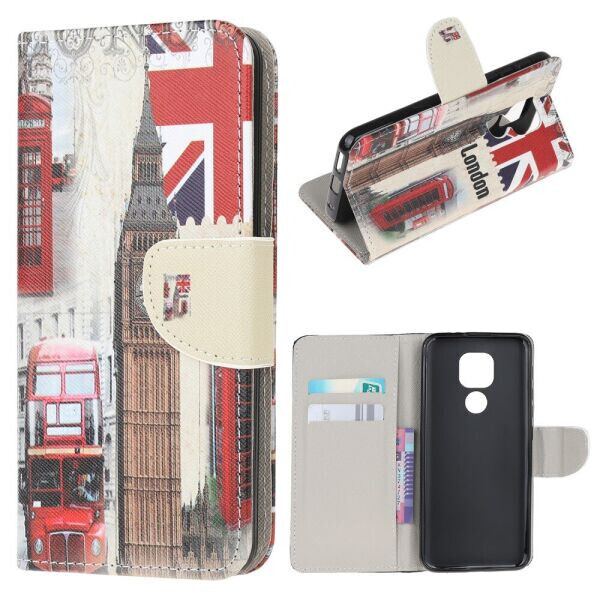

Чехол-книжка Deexe Color Wallet для Motorola Moto E7 Plus / Moto G9 Play - Big Ben