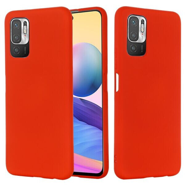 

Защитный чехол Deexe Silicone Case для Xiaomi Redmi Note 10 5G / Poco M3 Pro - Red