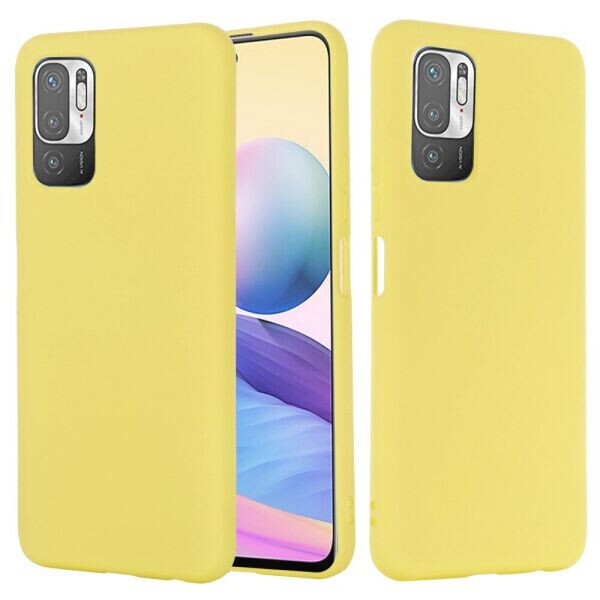 

Защитный чехол Deexe Silicone Case для Xiaomi Redmi Note 10 5G / Poco M3 Pro - Yellow