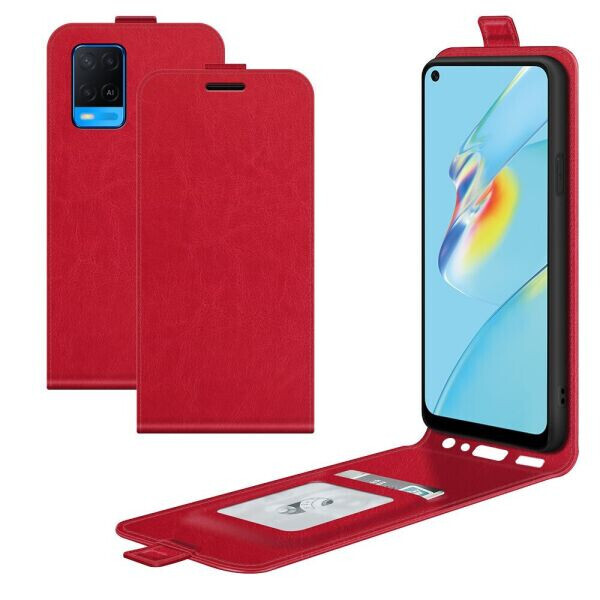 

Чехол Deexe Flip Case для OPPO A54 - Red