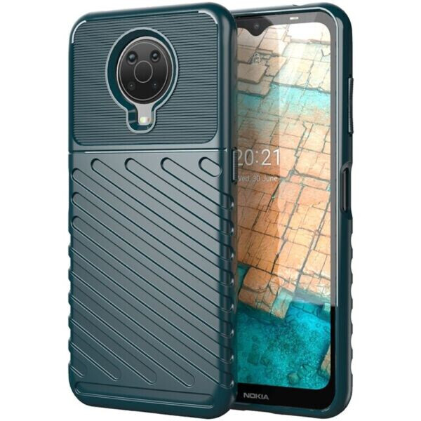 

Защитный чехол Deexe Thunder Series для Nokia G10 / G20 - Green