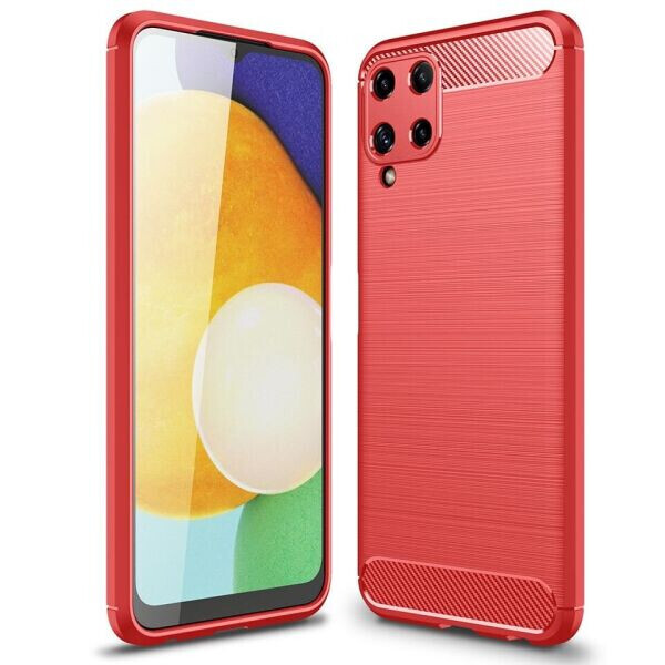 

Защитный чехол UniCase Carbon для Samsung Galaxy A22 (A225) - Red