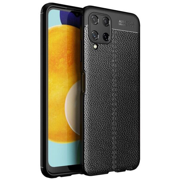 

Защитный чехол Deexe Leather Cover для Samsung Galaxy A22 (A225) - Black