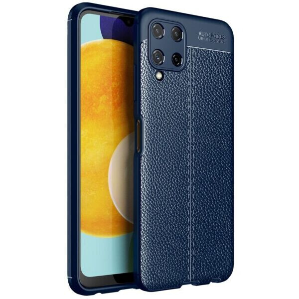 

Защитный чехол Deexe Leather Cover для Samsung Galaxy A22 (A225) - Blue