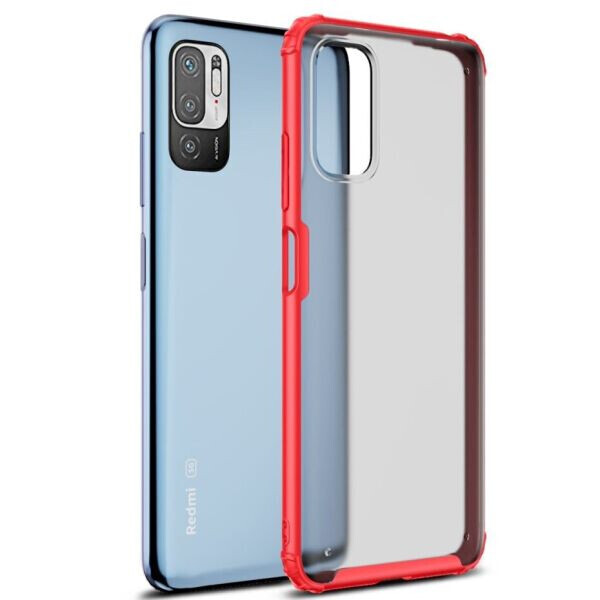 

Защитный чехол Deexe Armor Series для Xiaomi Redmi Note 10 5G / Poco M3 Pro - Red