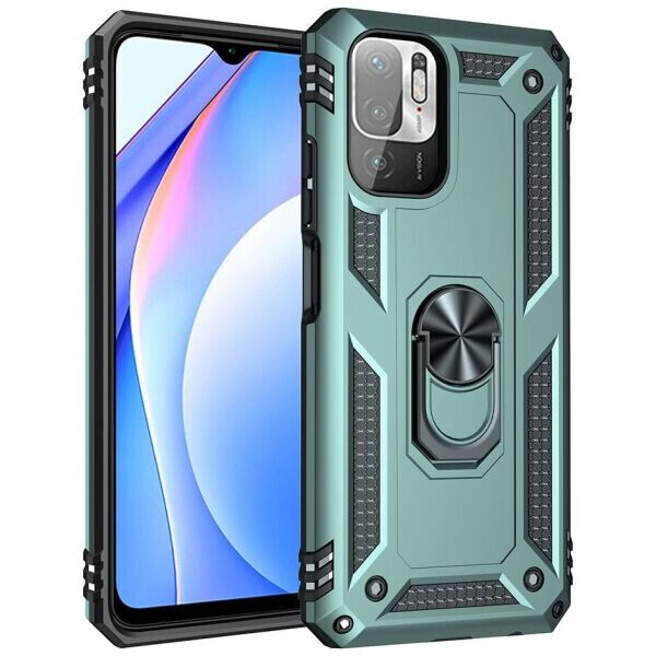 

Защитный чехол Deexe Armor Case для Xiaomi Redmi Note 10 5G / Poco M3 Pro - Green