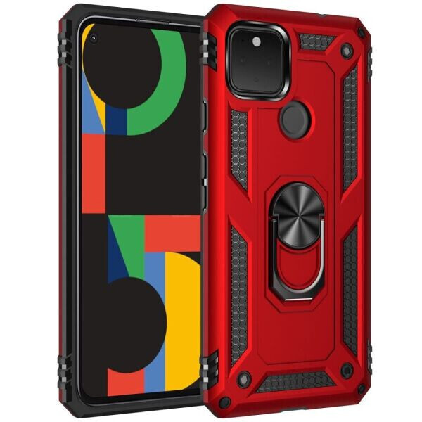 

Защитный чехол Deexe Armor Case для Google Pixel 4a 5G - Red