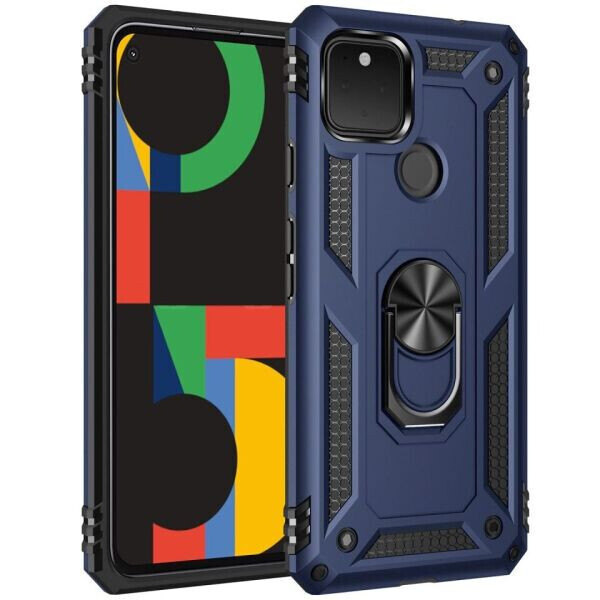 

Защитный чехол Deexe Armor Case для Google Pixel 4a 5G - Navy Blue
