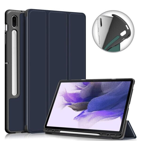 

Чехол UniCase Soft UltraSlim для Samsung Galaxy Tab S7 FE (T730 / T736) - Dark Blue