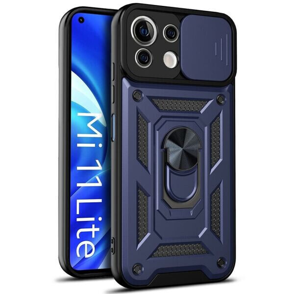 

Защитный чехол Deexe Armor Shield для Xiaomi Mi 11 Lite - Blue