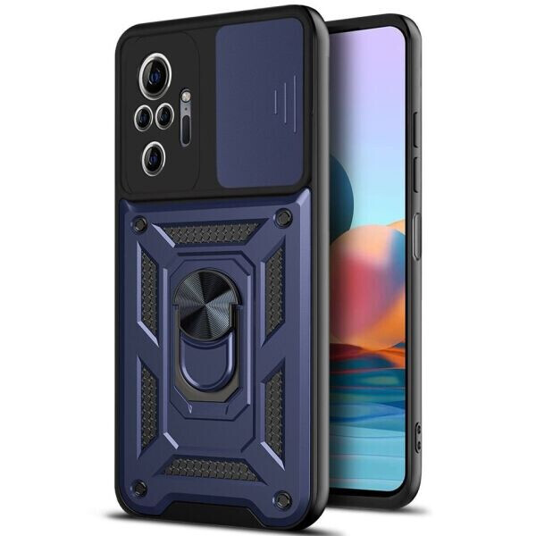 

Защитный чехол Deexe Armor Shield для Xiaomi Redmi Note 10 Pro - Blue