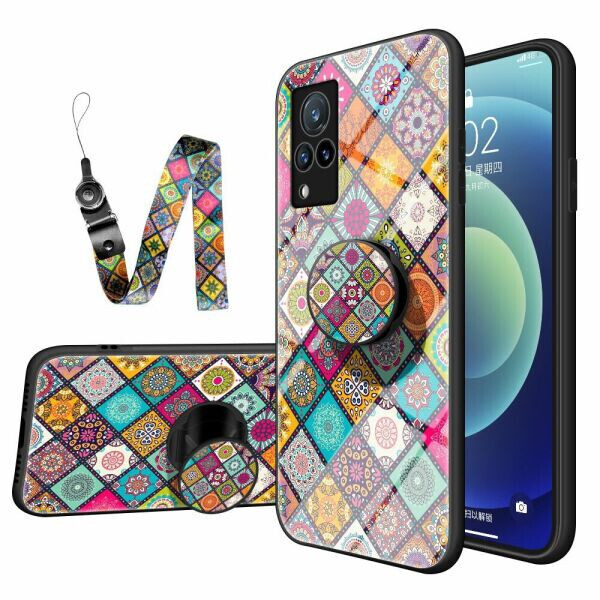 

Защитный чехол Deexe Apex Case для VIVO V21 - Checkered Pattern