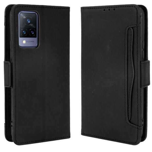 

Чехол Deexe Wallet Stand для VIVO V21 - Black