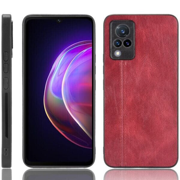 

Защитный чехол UniCase Leather Series для VIVO V21 - Red