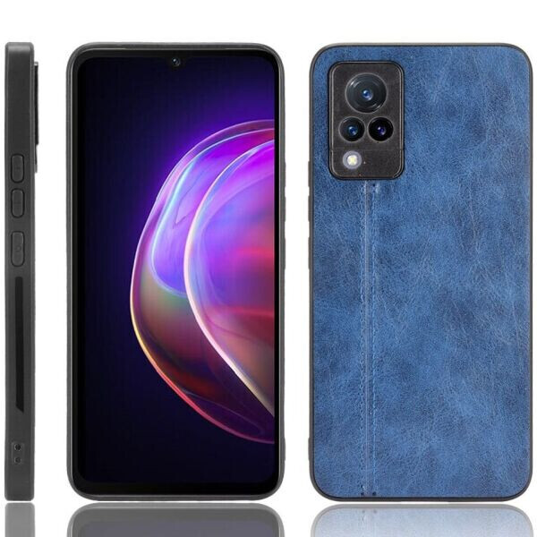 

Защитный чехол UniCase Leather Series для VIVO V21 - Blue
