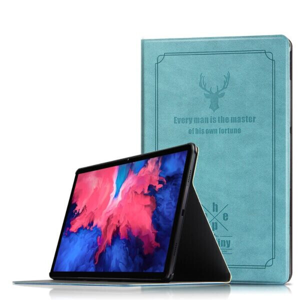 

Чехол-книжка UniCase Deer Pattern для Lenovo Tab P11 (TB-J606F) - Blue