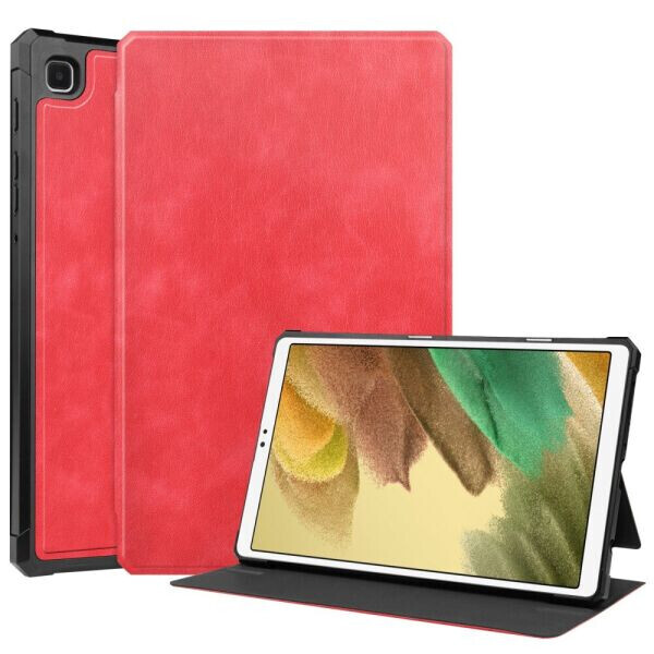 

Защитный чехол Deexe Leather Stand для Samsung Galaxy Tab A7 Lite (T220 / T225) - Red