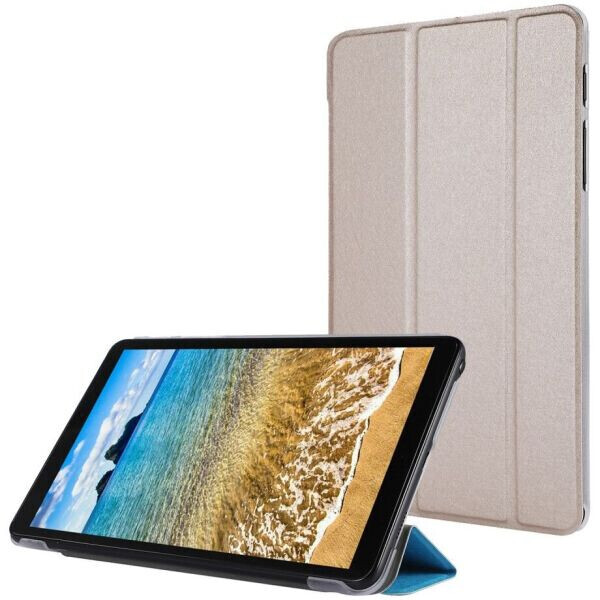 

Чехол Deexe Silk Texture для Samsung Galaxy Tab A7 Lite (T220 / T225) - Gold