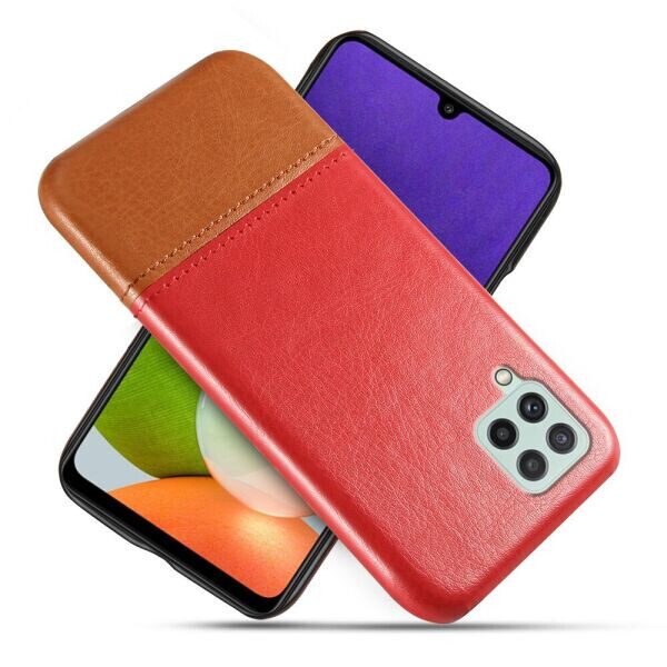 

Защитный чехол KSQ Dual Color для Samsung Galaxy A22 (A225) - Red / Khaki