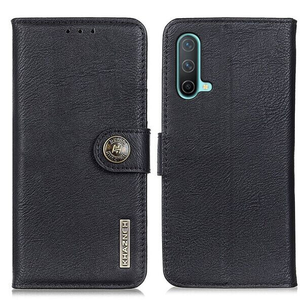 

Чехол-книжка KHAZNEH Wallet Cover для OnePlus Nord CE - Black