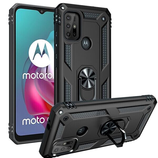 

Защитный чехол Deexe Armor Case для Motorola Moto G10 / Moto G20 / Moto G30 - Black