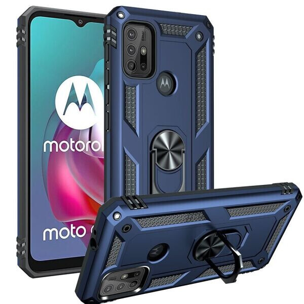 

Защитный чехол Deexe Armor Case для Motorola Moto G10 / Moto G20 / Moto G30 - Blue