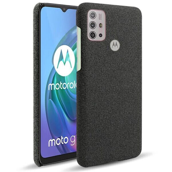 

Защитный чехол KSQ Cloth Style для Motorola Moto G10 / Moto G20 / Moto G30 - Black