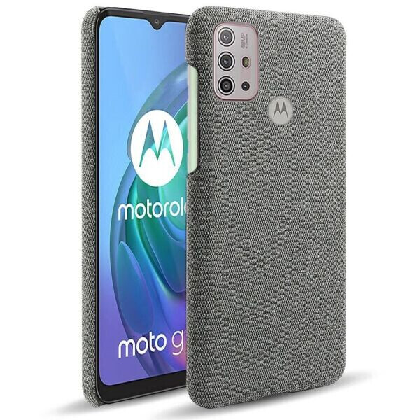 

Защитный чехол KSQ Cloth Style для Motorola Moto G10 / Moto G20 / Moto G30 - Grey