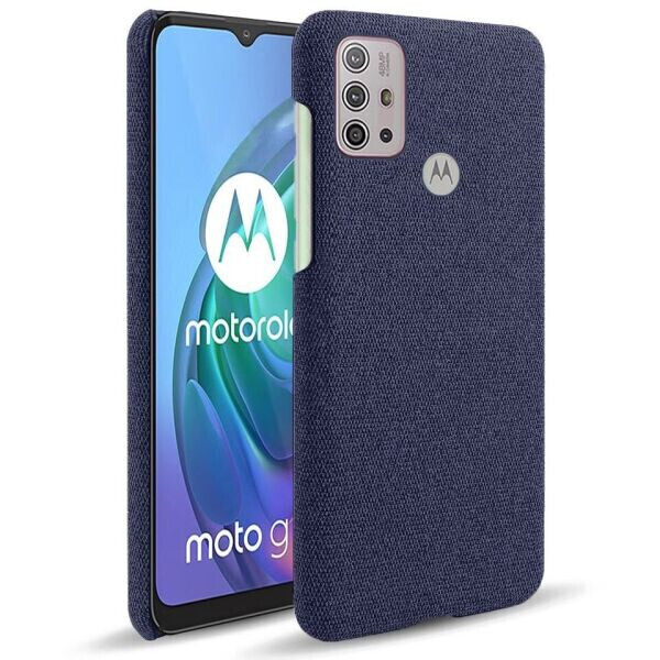 

Защитный чехол KSQ Cloth Style для Motorola Moto G10 / Moto G20 / Moto G30 - Blue