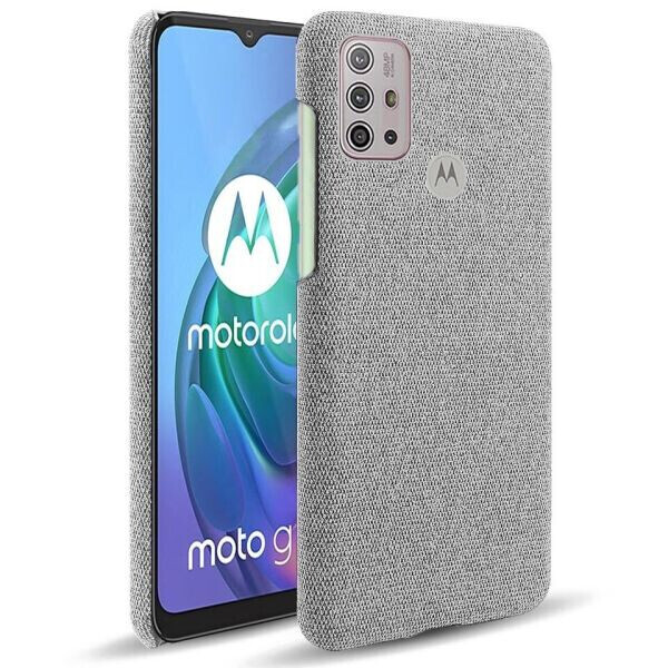 

Защитный чехол KSQ Cloth Style для Motorola Moto G10 / Moto G20 / Moto G30 - Light Grey