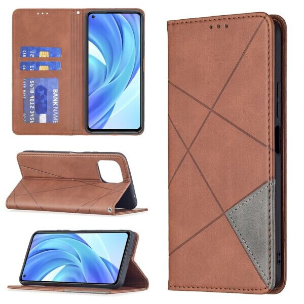 

Чехол UniCase Geometric Pattern для Xiaomi Mi 11 Lite - Coffee