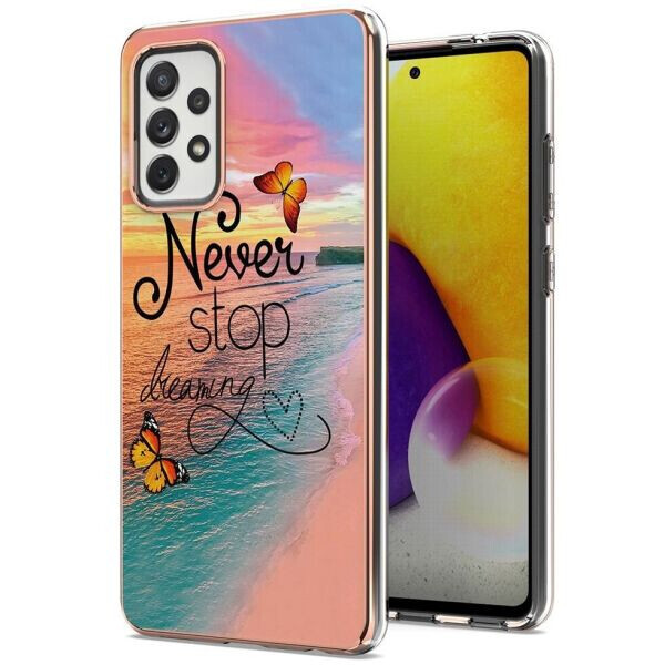 

Защитный чехол Deexe Fashion Case для Samsung Galaxy A72 (А725) - Never Stop Dreaming