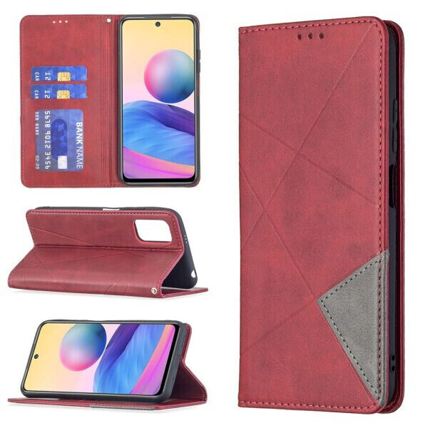 

Чехол UniCase Geometric Pattern для Xiaomi Redmi Note 10 5G / Poco M3 Pro - Red