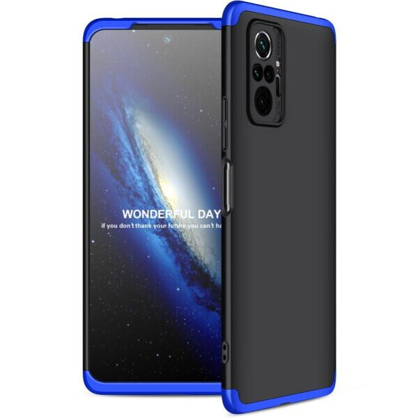 

Защитный чехол GKK Double Dip Case для Xiaomi Redmi Note 10 Pro - Black / Blue