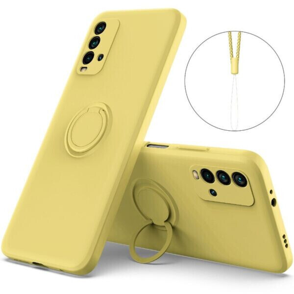 

Защитный чехол Deexe Color Shell для Xiaomi Redmi 9T - Yellow