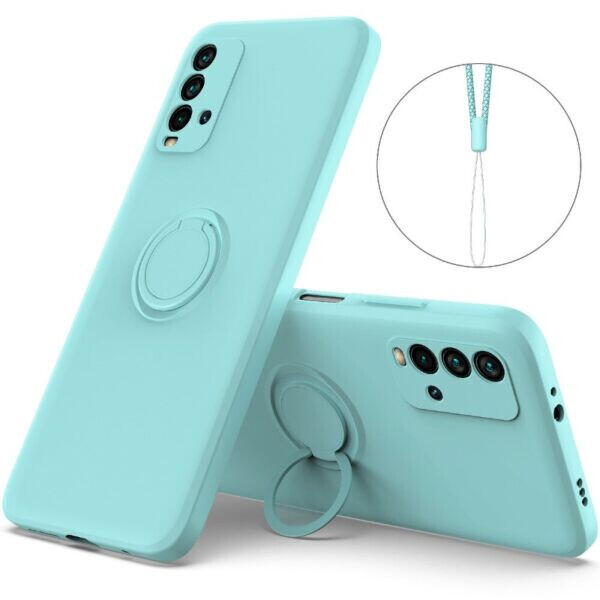 

Защитный чехол Deexe Color Shell для Xiaomi Redmi 9T - Baby Blue