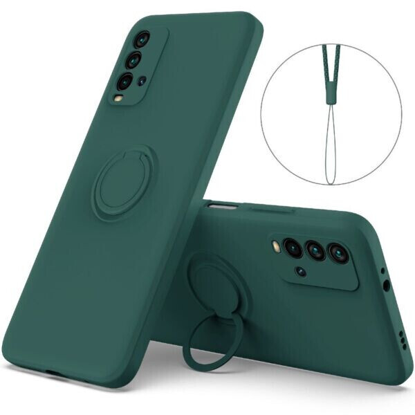 

Защитный чехол Deexe Color Shell для Xiaomi Redmi 9T - Blackish Green