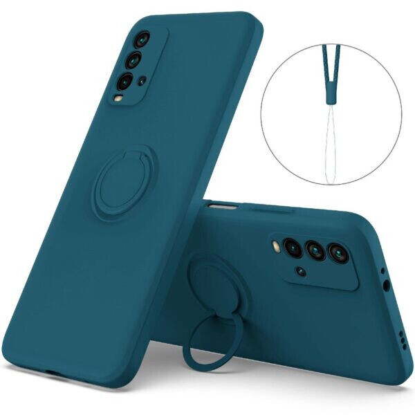 

Защитный чехол Deexe Color Shell для Xiaomi Redmi 9T - Navy Blue