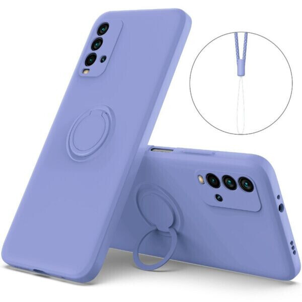 

Защитный чехол Deexe Color Shell для Xiaomi Redmi 9T - Purple